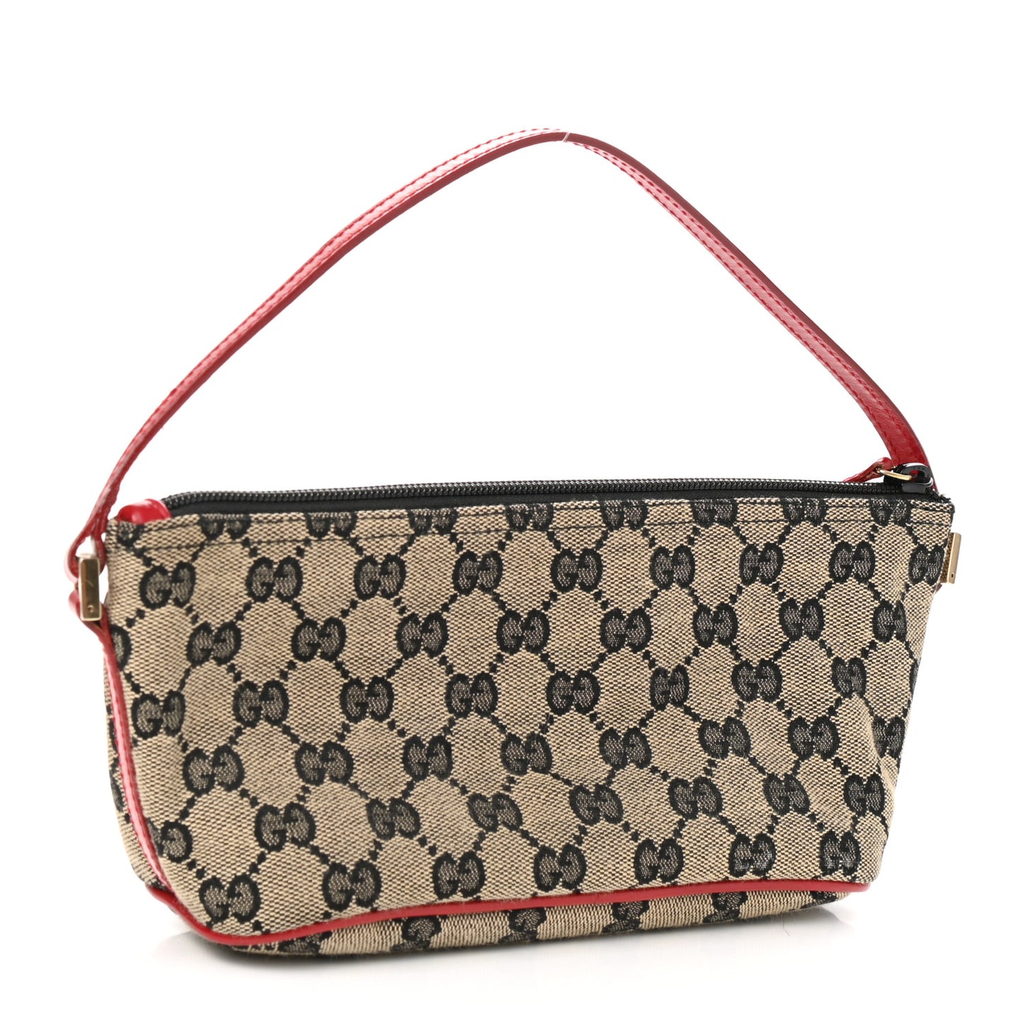 Monogram Boat Pochette Black Red