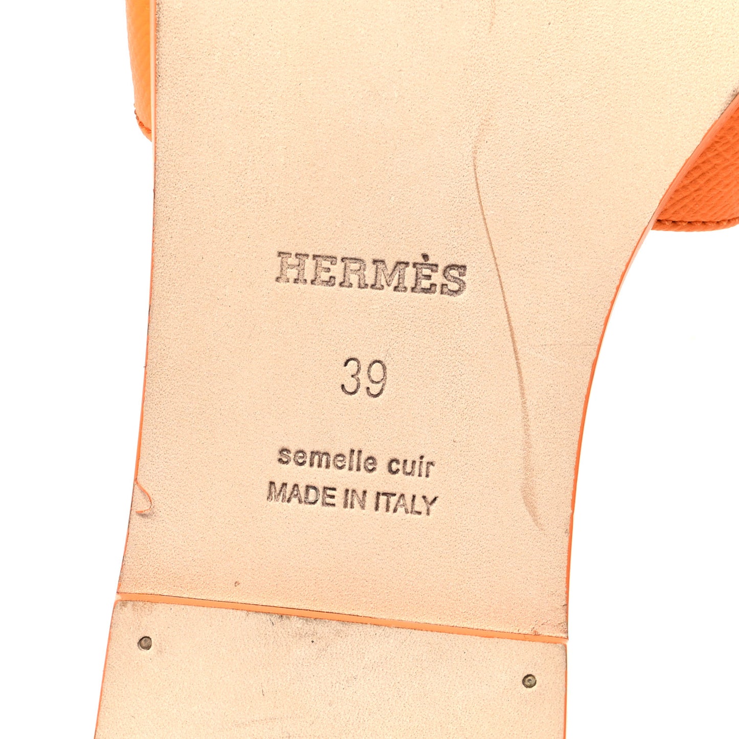 Epsom Oran Sandals 39 Orange Sunset