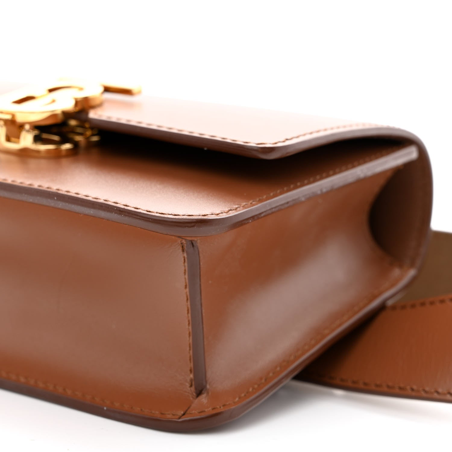 Burberry Calfskin TB Bum Bag Brown 10 of 11