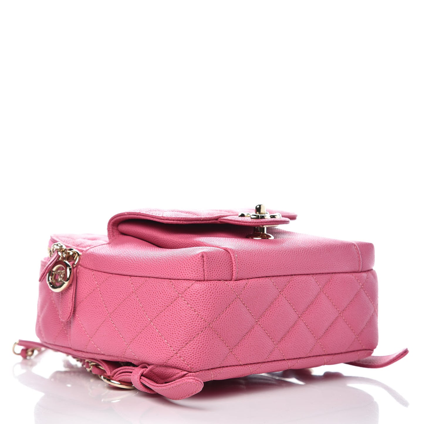 Caviar Quilted Small CC Day Backpack Pink