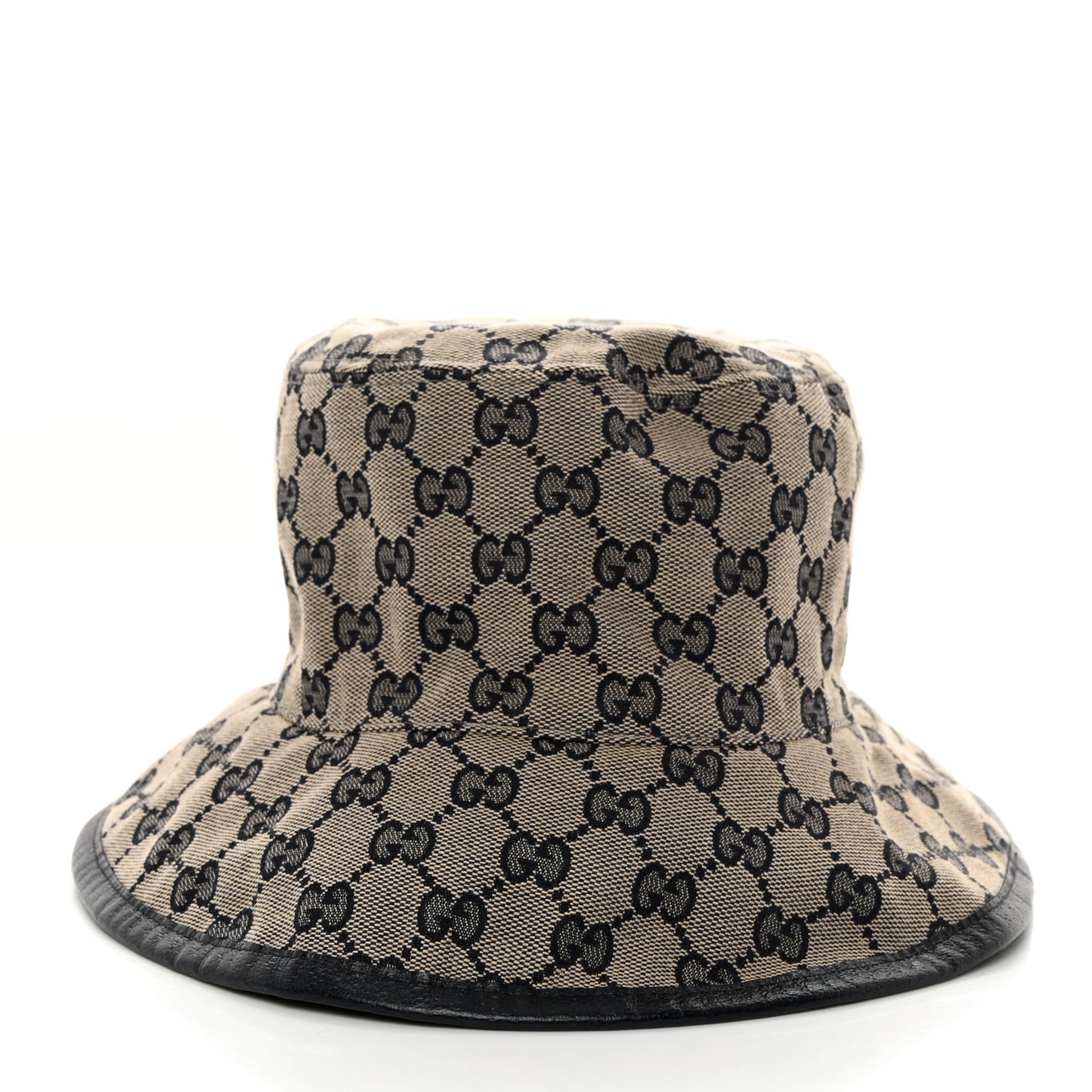 Monogram Bob Double Back Reversible Bucket Hat S Beige Midnight Blue