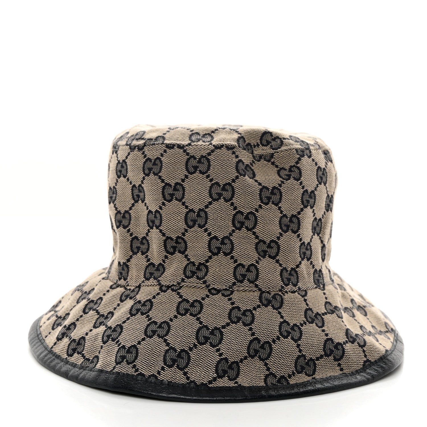 Gucci Monogram Bob Double Back Reversible Bucket Hat S Beige Midnight Blue 10 of 14