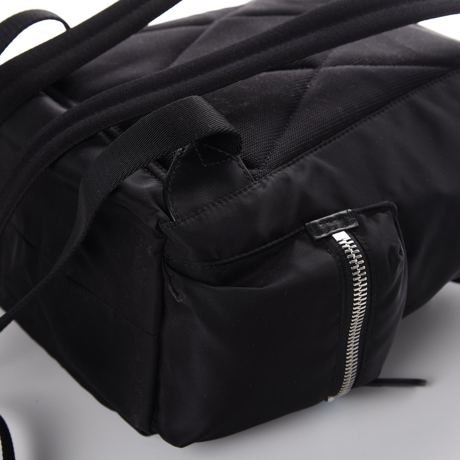 Burberry Nylon Logo Print Medium Rucksack Backpack Black 5 of 10