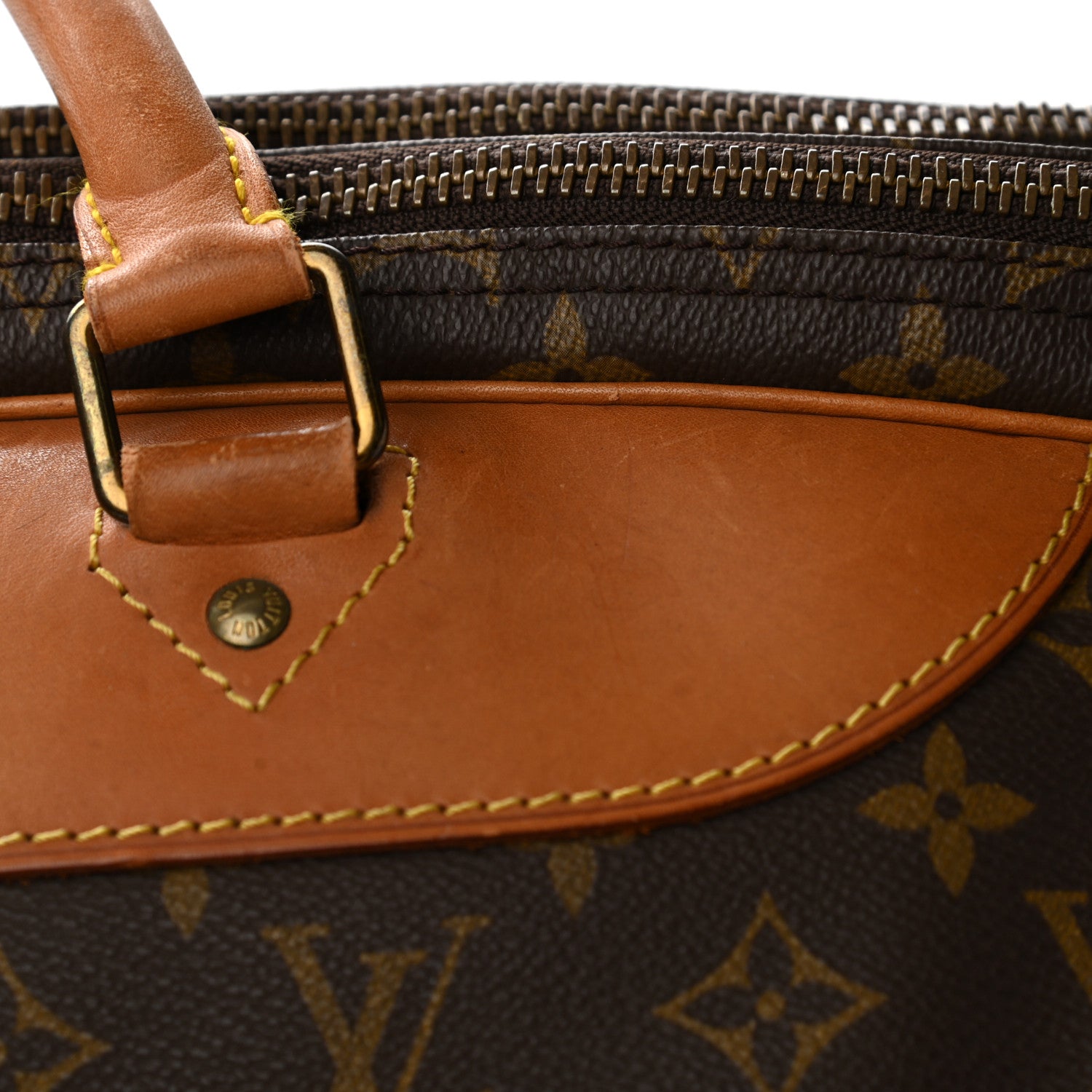 Louis Vuitton Monogram Alize 2 Compartment Luggage Travel Bag 34 of 34