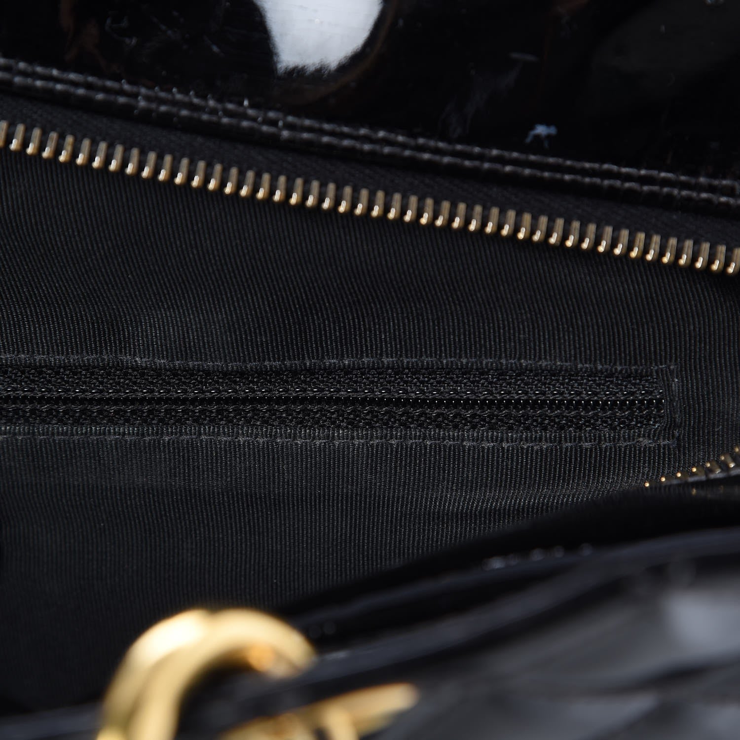 Chanel Patent Quilted Petit Timeless Tote PTT Black 7 of 13