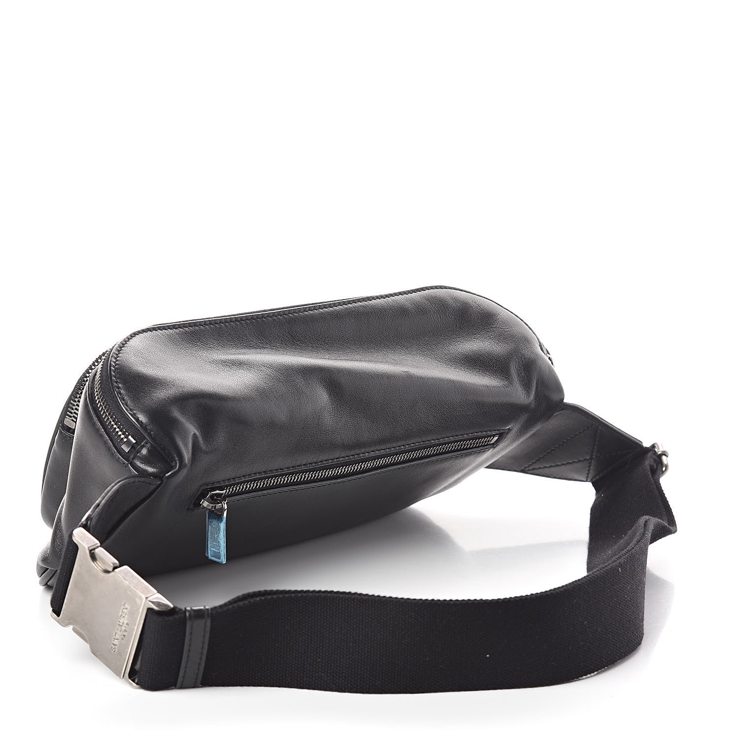 Saint Laurent Lambskin Subway Belt Bag Black 3 of 10