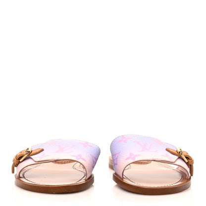 Louis Vuitton Monogram Spring in the City Lock It Flat Mule 36 Sunrise Pastel 3 of 7