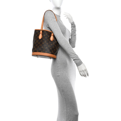 Louis Vuitton Monogram Petit Bucket 23 2 of 15