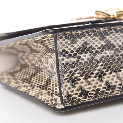 Gucci Snakeskin Small Sylvie Shoulder Bag Grey 5 of 9