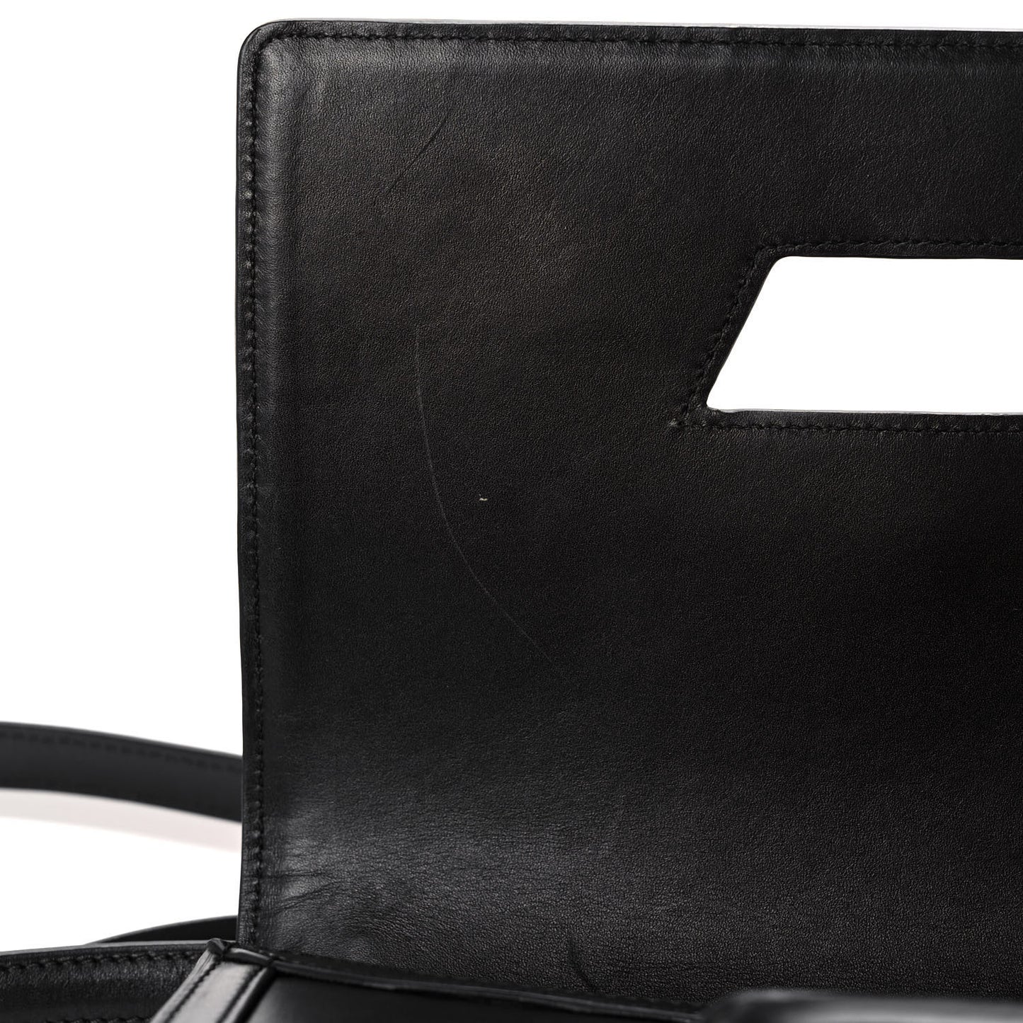 Calfskin Barcelona Striped Shoulder Bag Multicolor