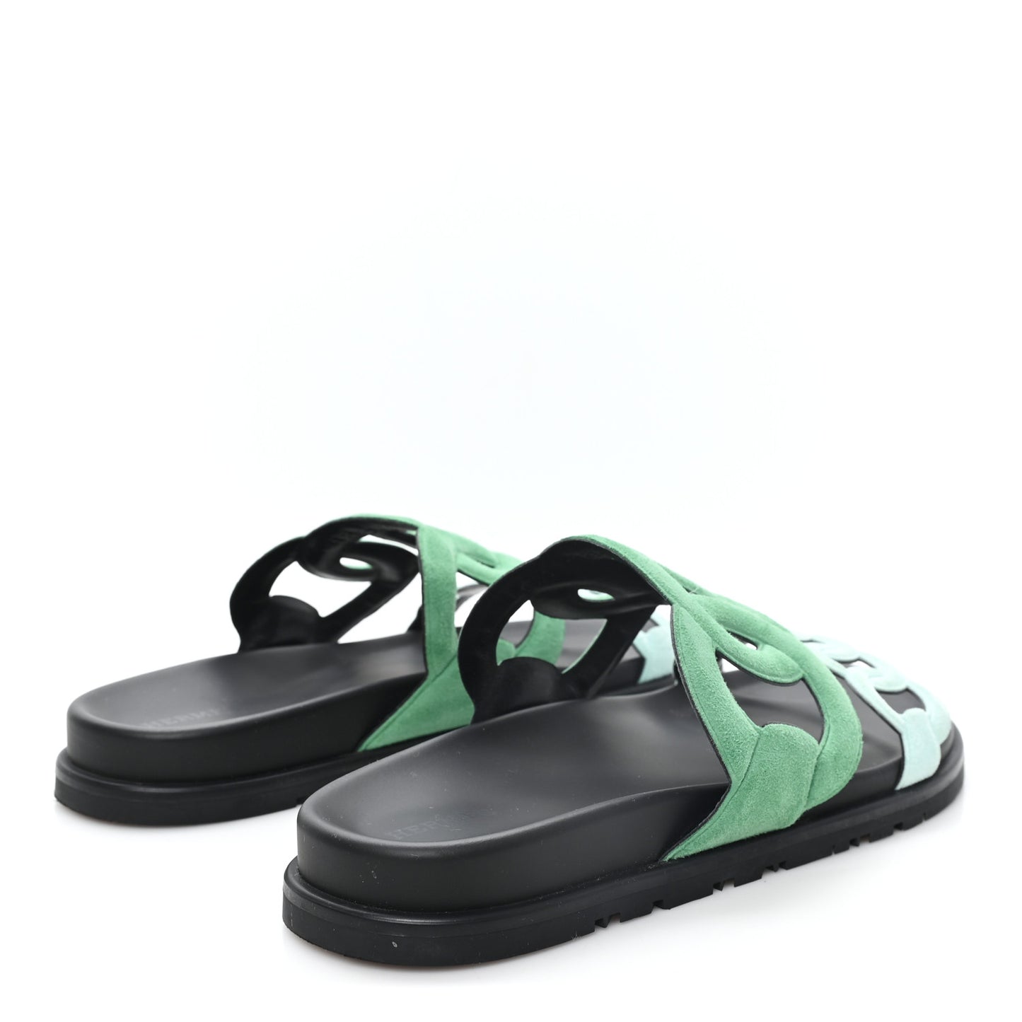 Suede Goatskin Extra Sandals  39 Vert