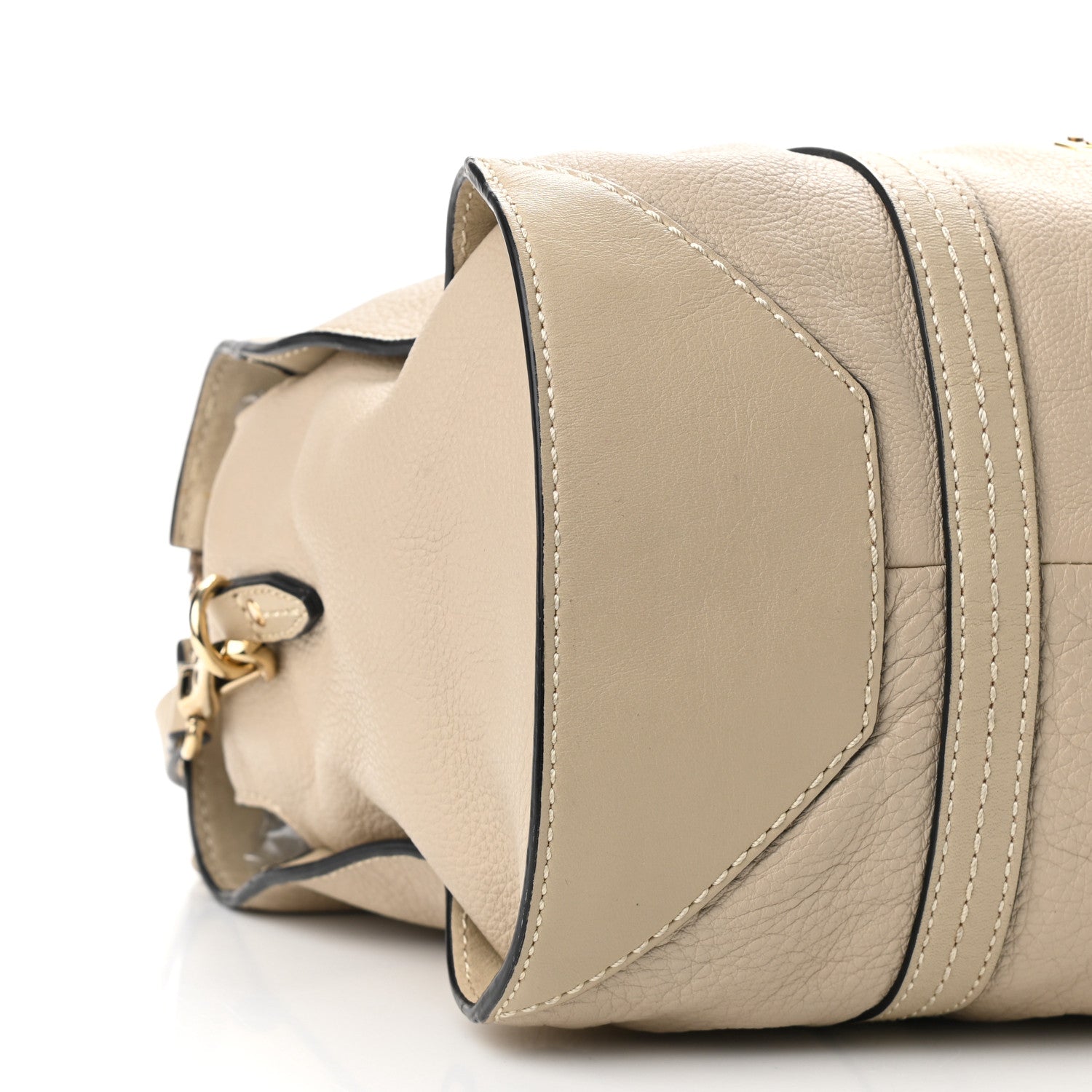 Burberry Calfskin Satchel Limestone 9 of 14