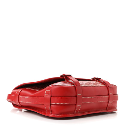 Goyard Goyardine Belvedere MM Messenger Bag Red 3 of 8