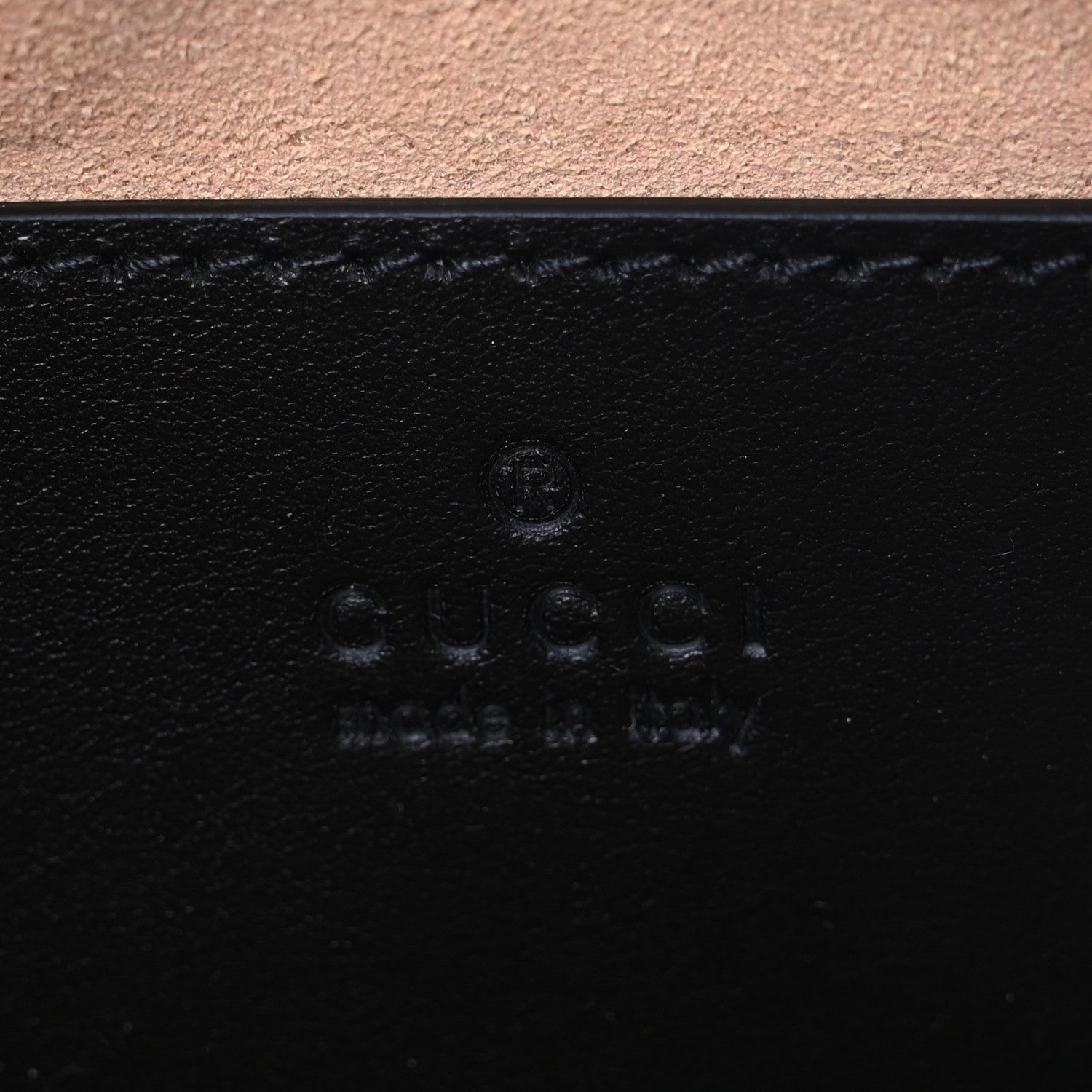 Gucci Calfskin Matelasse Aria Small GG Marmont Chain Shoulder Bag Black 6 of 7