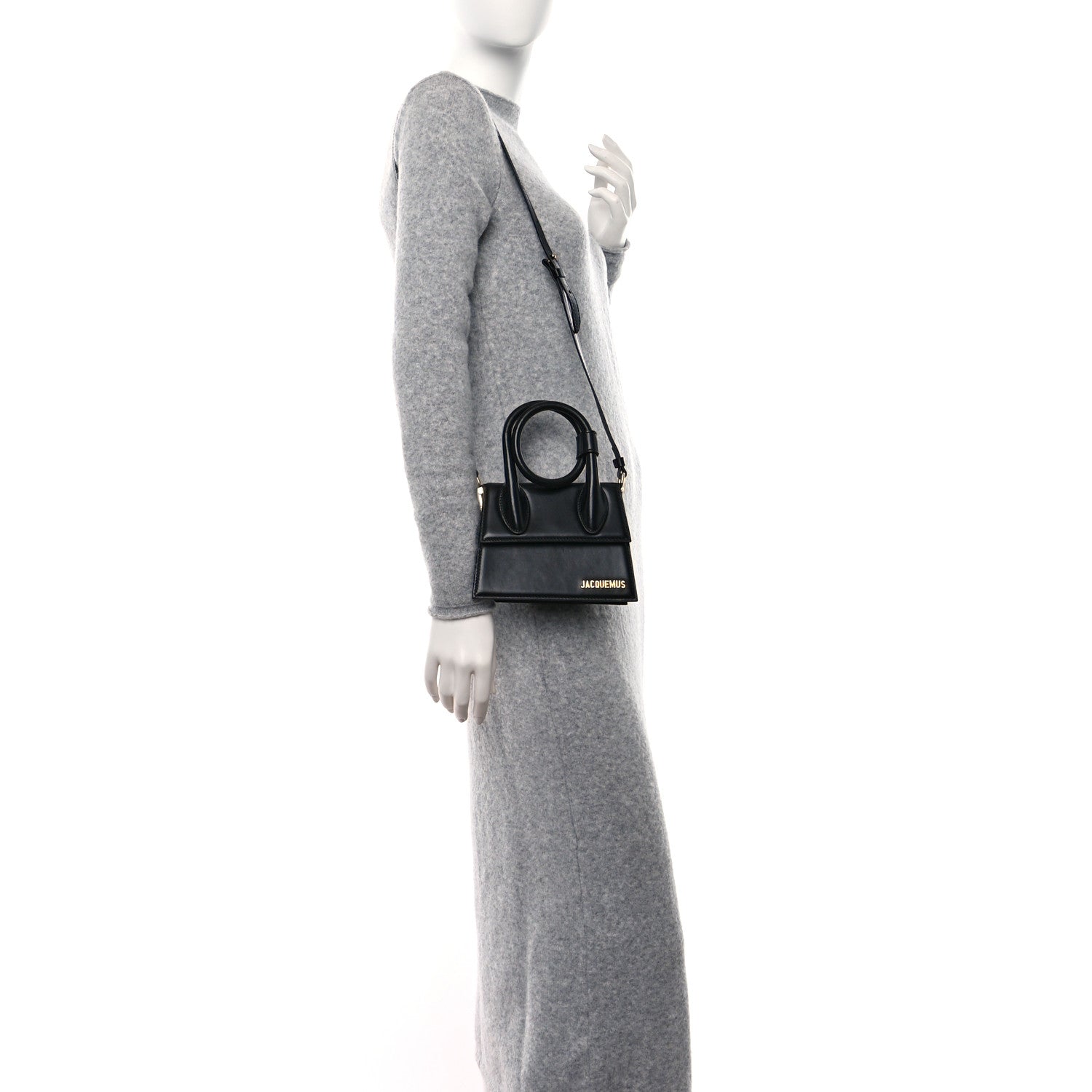 Jacquemus Smooth Calfskin Le Chiquito Noeud Black 2 of 8