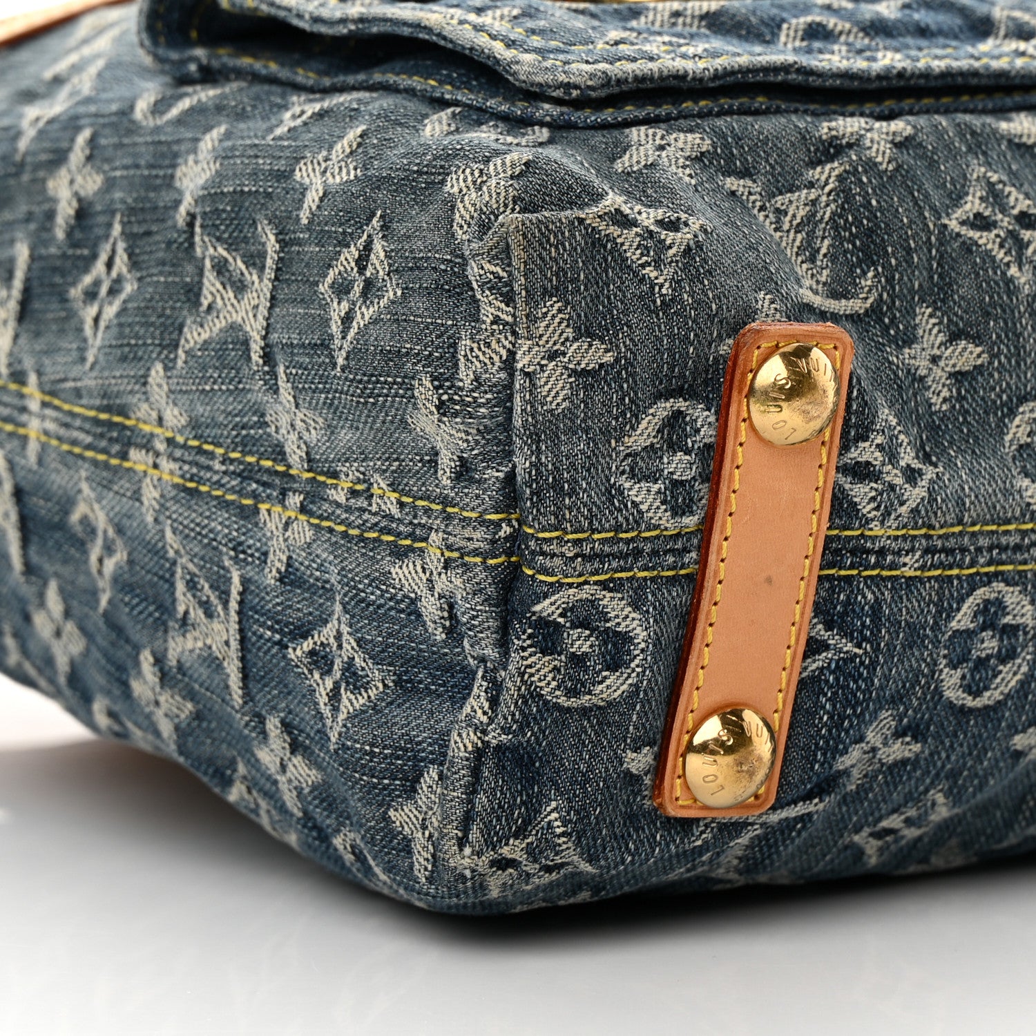 Louis Vuitton Denim Baggy GM Blue 9 of 14