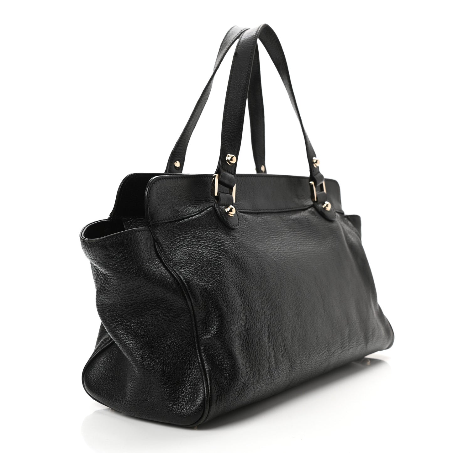Calfskin Blondie Satchel Black