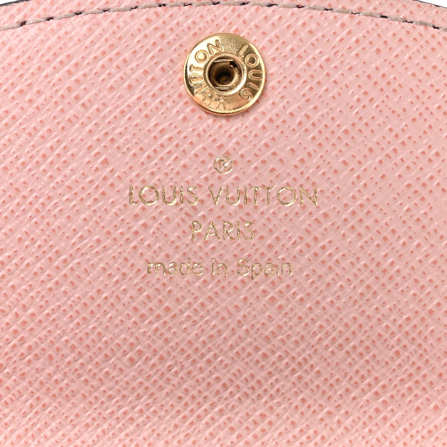 Louis Vuitton Damier Ebene Rosalie Coin Purse Rose Ballerine 6 of 10