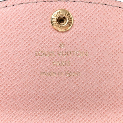 Louis Vuitton Damier Ebene Rosalie Coin Purse Rose Ballerine 6 of 10