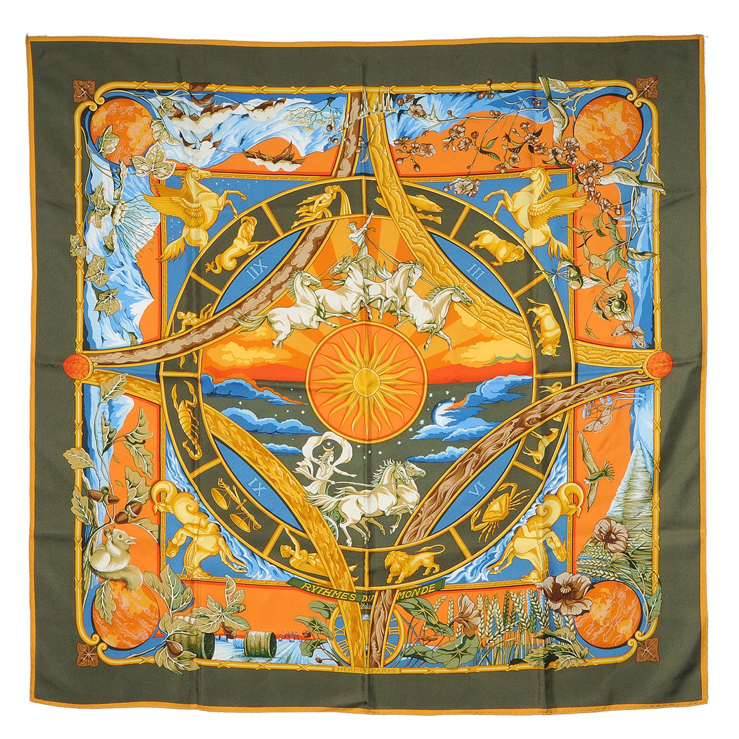 Silk Rythmes du Monde Scarf 90