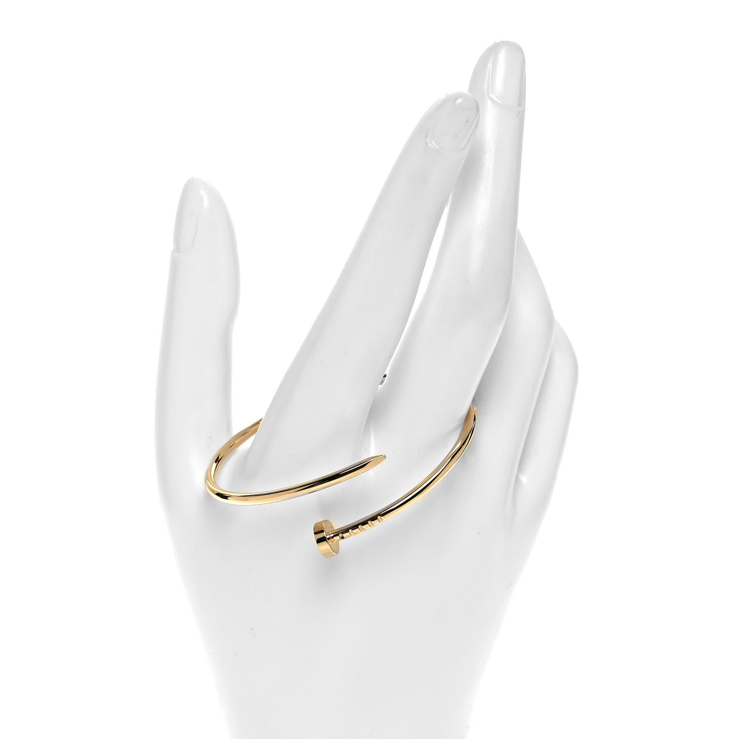 Cartier 18K Yellow Gold Small Juste Un Clou Bracelet 15 2 of 4