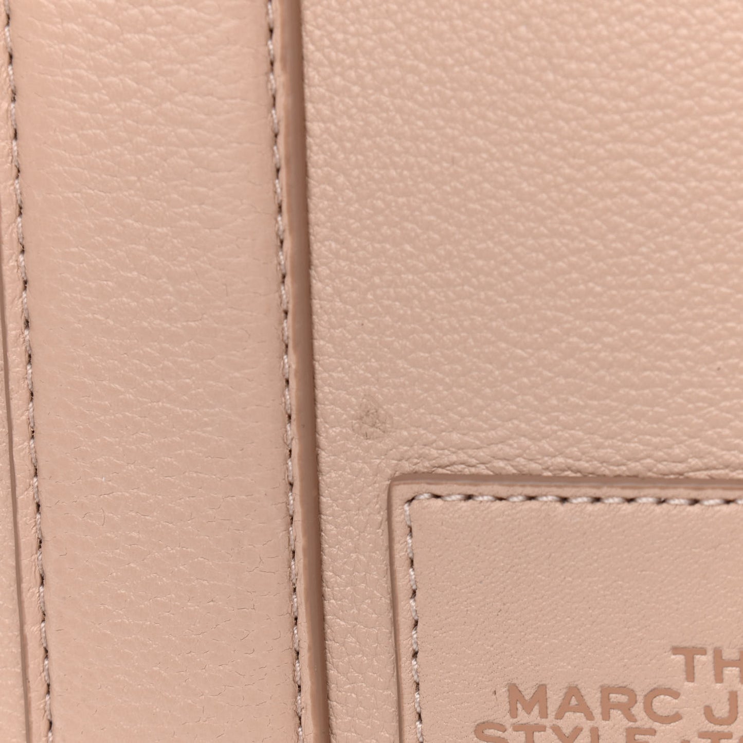 Grained Calfskin Small The Tote Bag Rose Dust