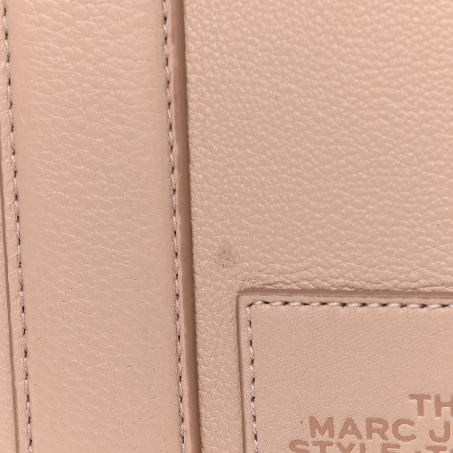 Marc Jacobs Grained Calfskin Small The Tote Bag Rose Dust 11 of 12