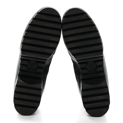 Louis Vuitton Suede Monogram Laureate Platform Desert Boots 40 Kaki Black 5 of 8