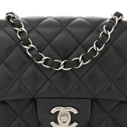 Chanel Caviar Quilted Mini Square Flap Black 8 of 12