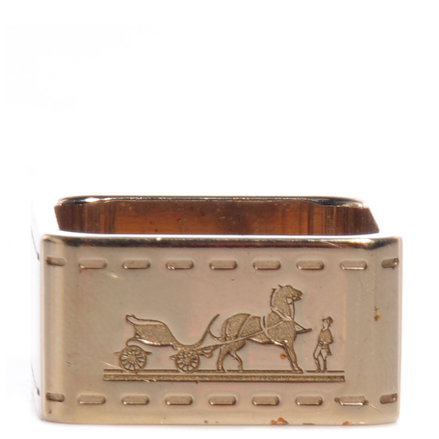 Hermes Permabrass Bolduc Scarf Ring 1 of 3