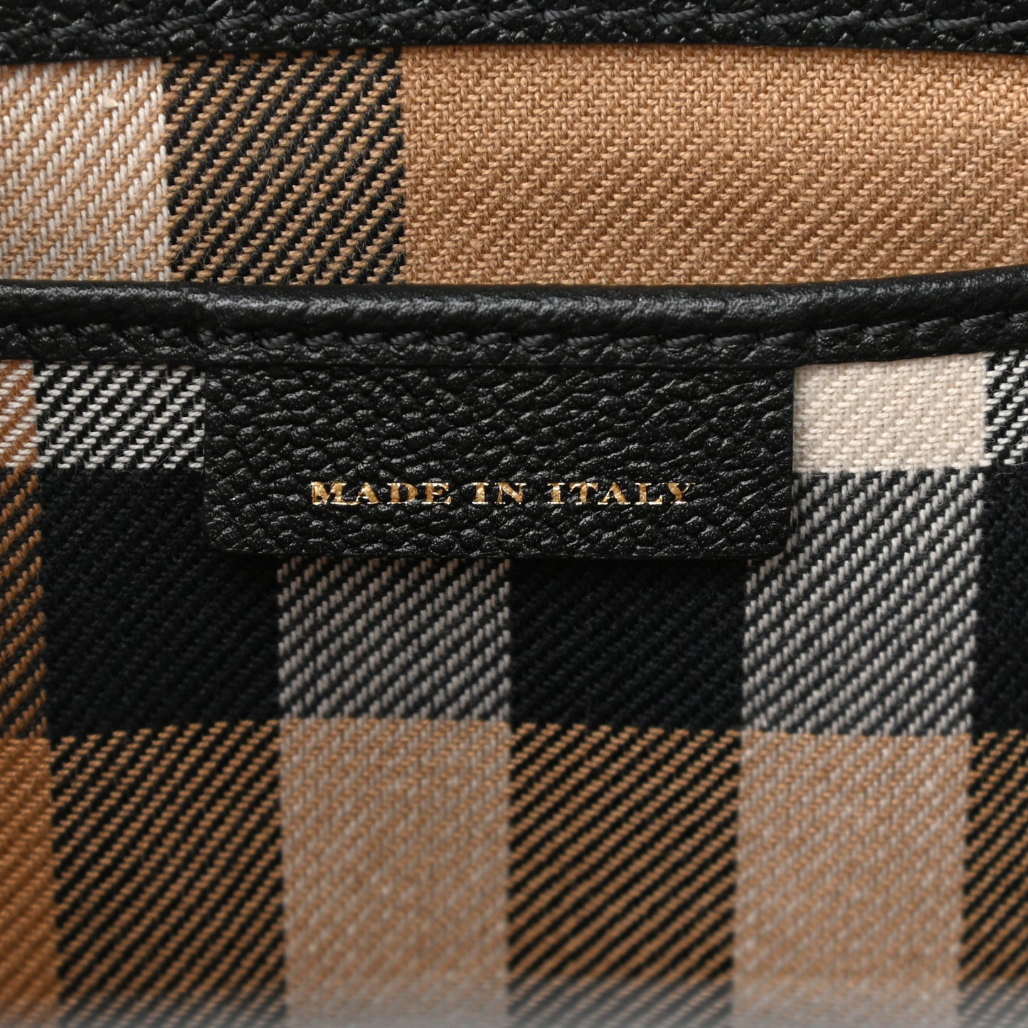 Soft Grain Calfskin Medium Buckle Tote Black