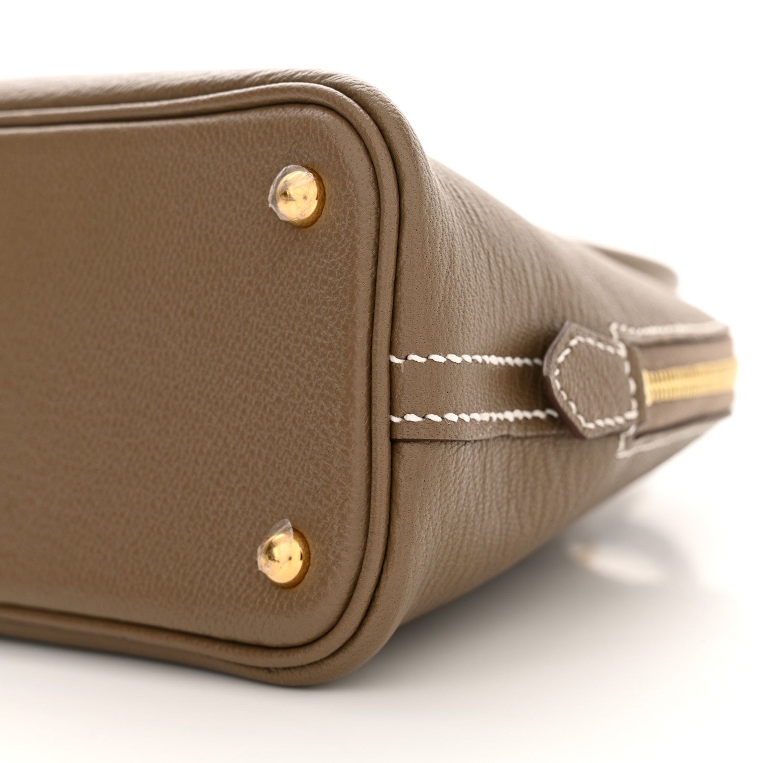 Hermes Chevre Mysore Mini 1923 Bolide Etoupe 10 of 11