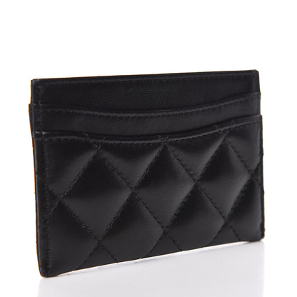 Chanel Lambskin Quilted Card Holder Black 3 of 13