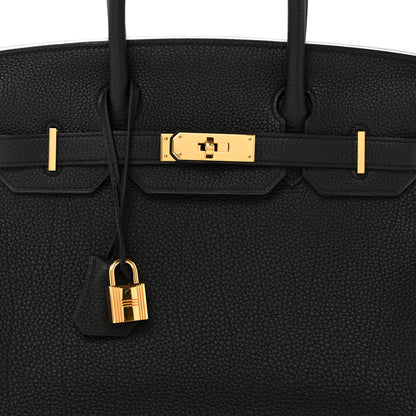 Hermes Togo Birkin 30 Black 8 of 15