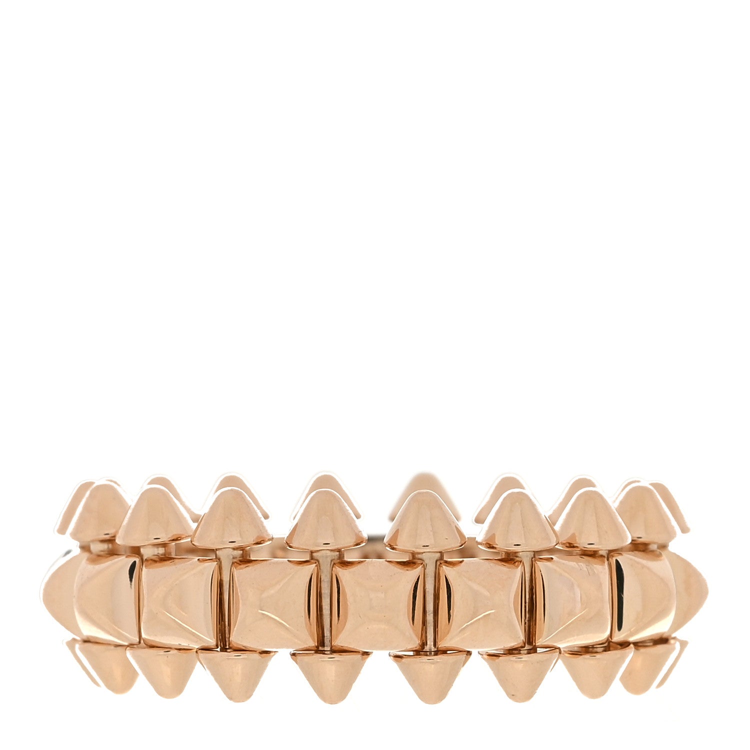 Cartier 18K Pink Gold MM Clash De Cartier Ring 55 7.25 3 of 5