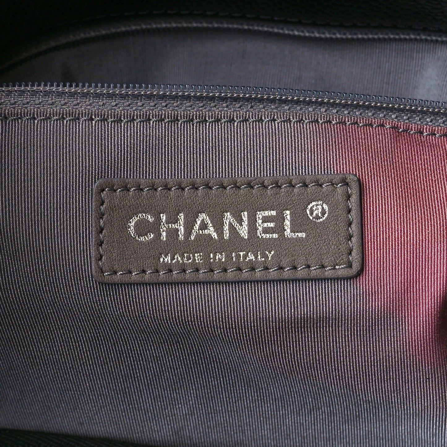 Soft Caviar Quilted CC Timeless Tote Black