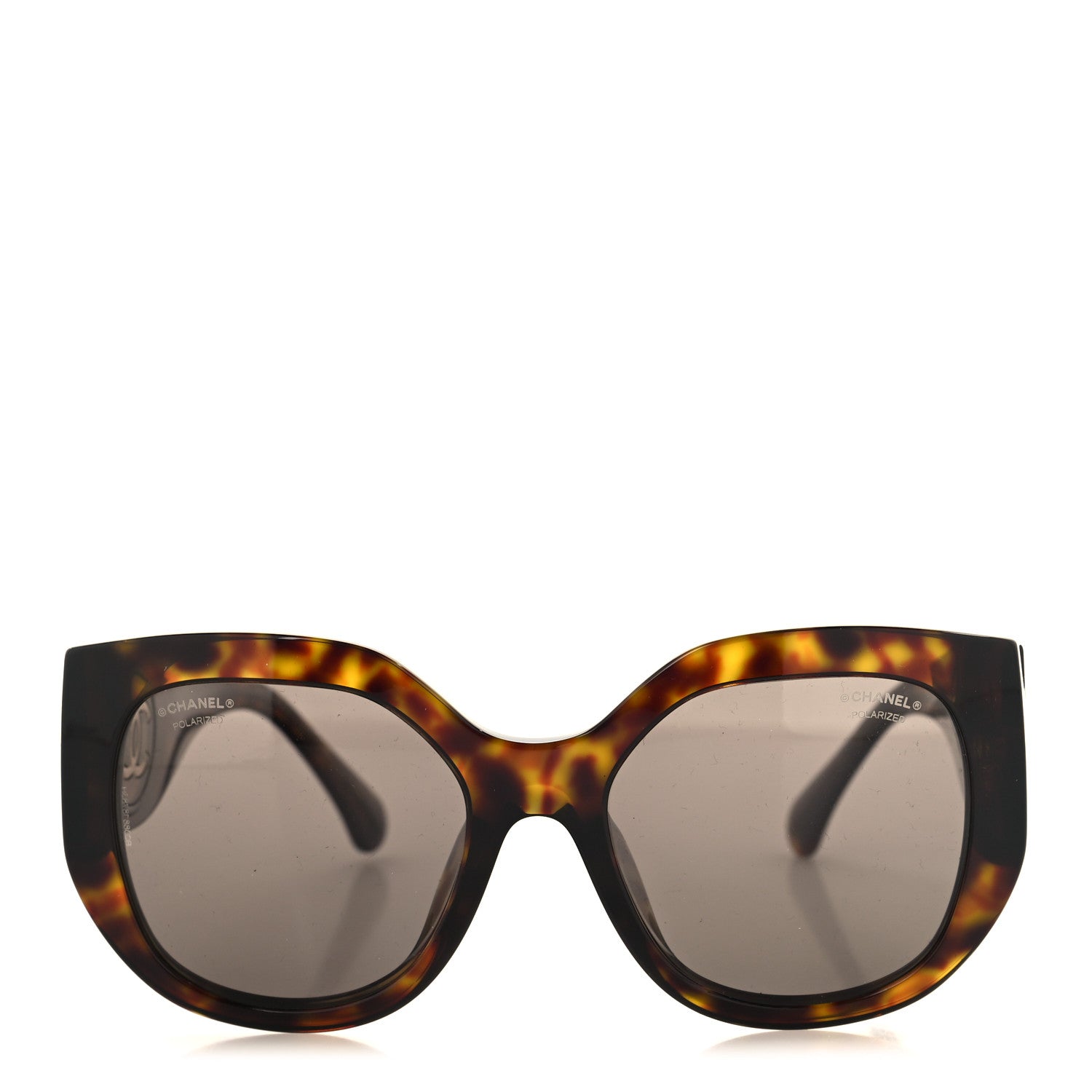 Chanel Acetate Butterfly CC Sunglasses 5550-A Tortoise 2 of 7