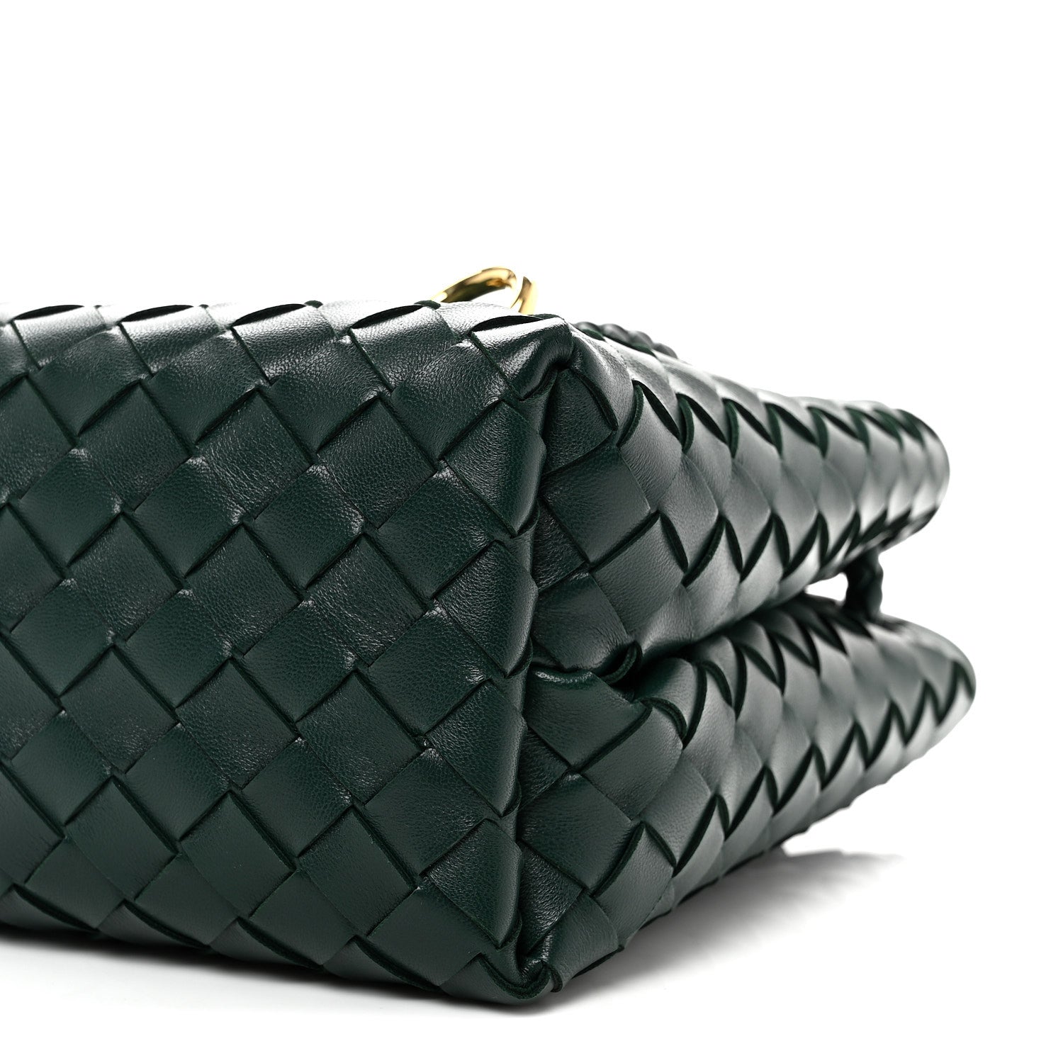 Bottega Veneta Nappa Intrecciato Small Andiamo Shoulder Bag Emerald Green 9 of 9