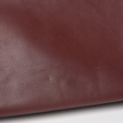 Celine Smooth Lambskin Small Trio Crossbody Bag Burgundy 12 of 15