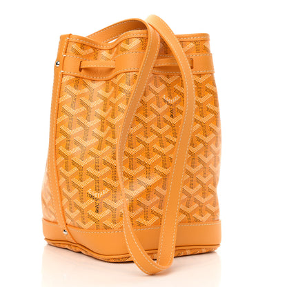 Goyard Goyardine Petit Flot Bucket Bag PM Yellow 2 of 8