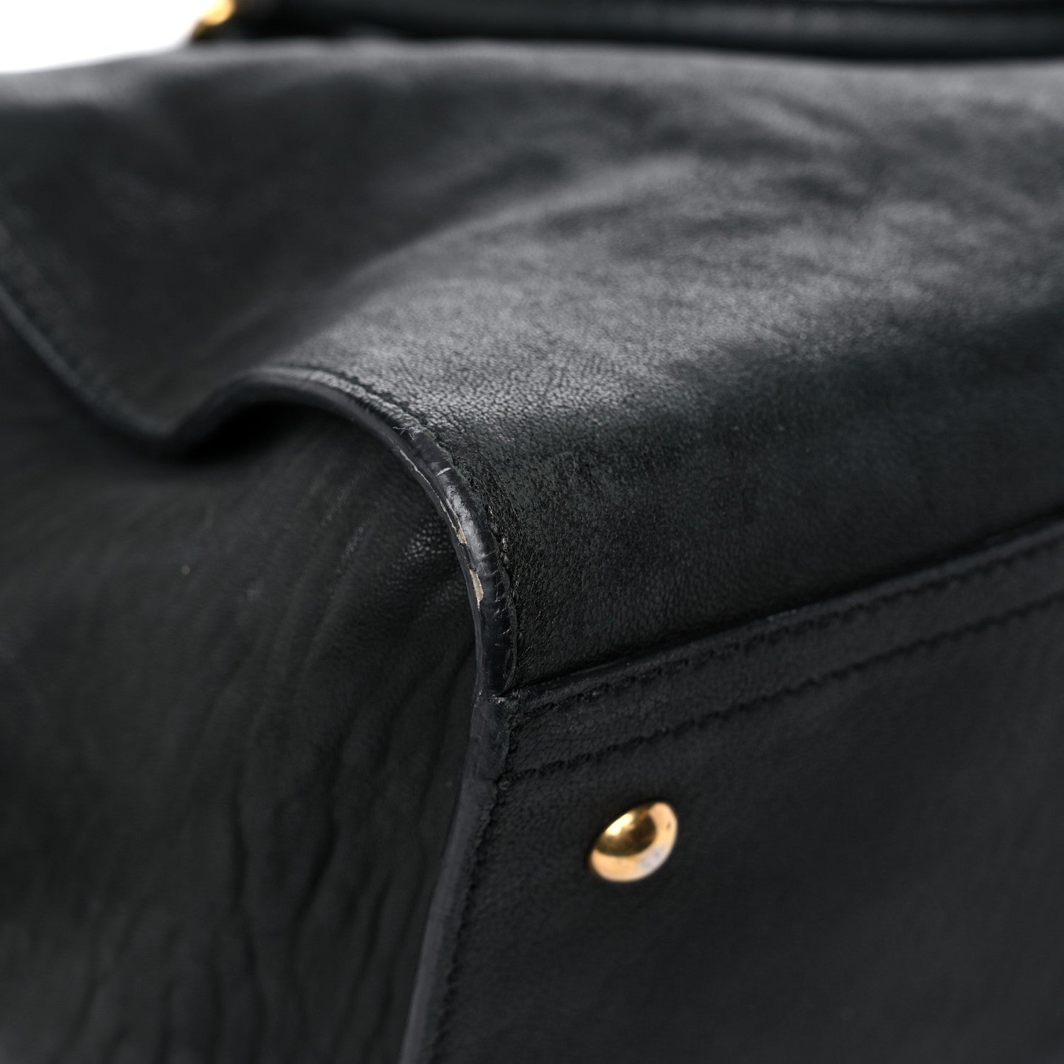 Saint Laurent Sheepskin Medium Cabas ChYc Black 10 of 22