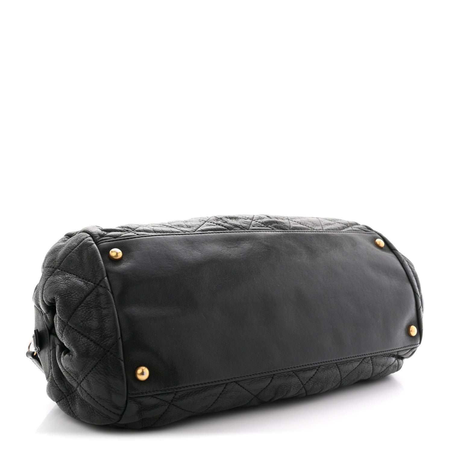 Chanel Iridescent Calfskin Chic Quilt Bowling Bag Black 4 of 12