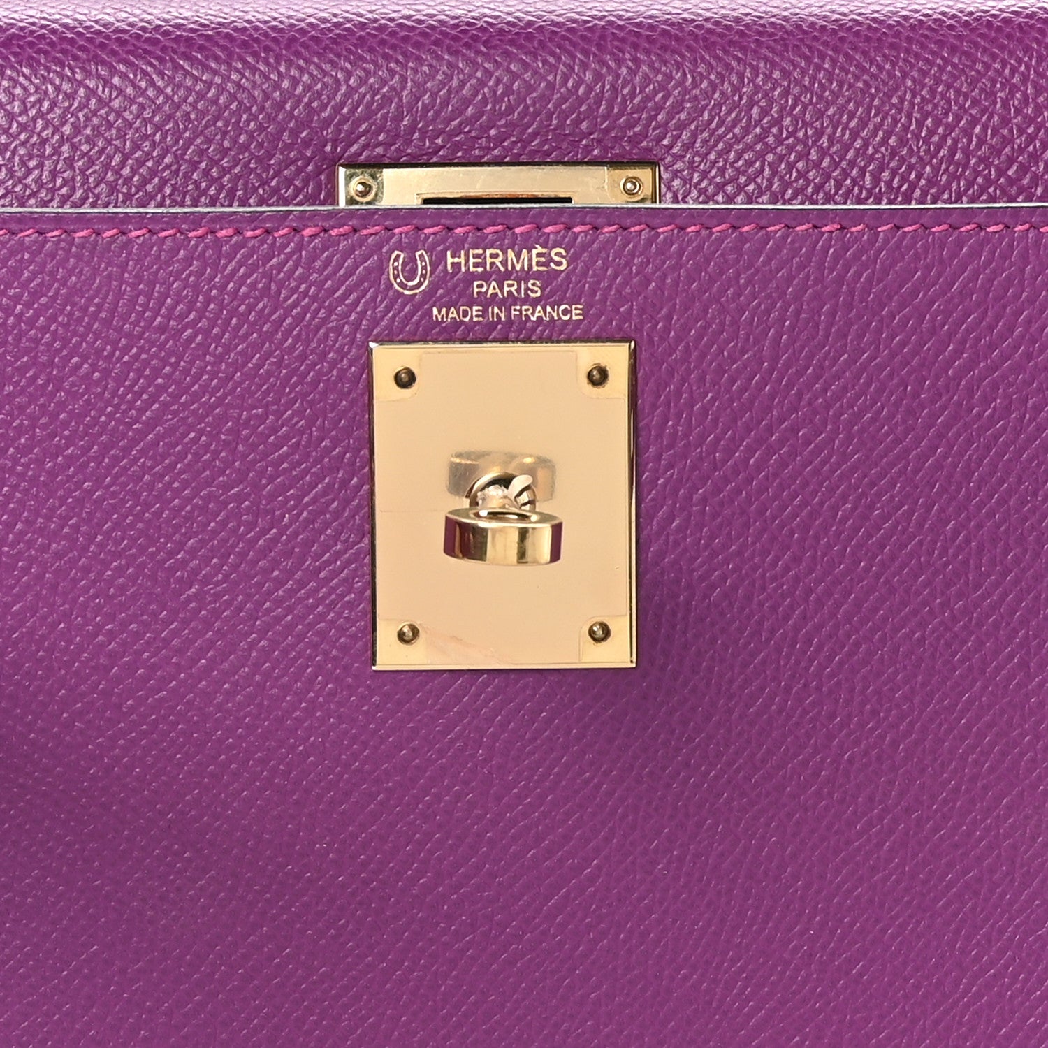 Hermes Epsom Horseshoe Kelly Sellier 28 Anemone Rose Poupre 7 of 11