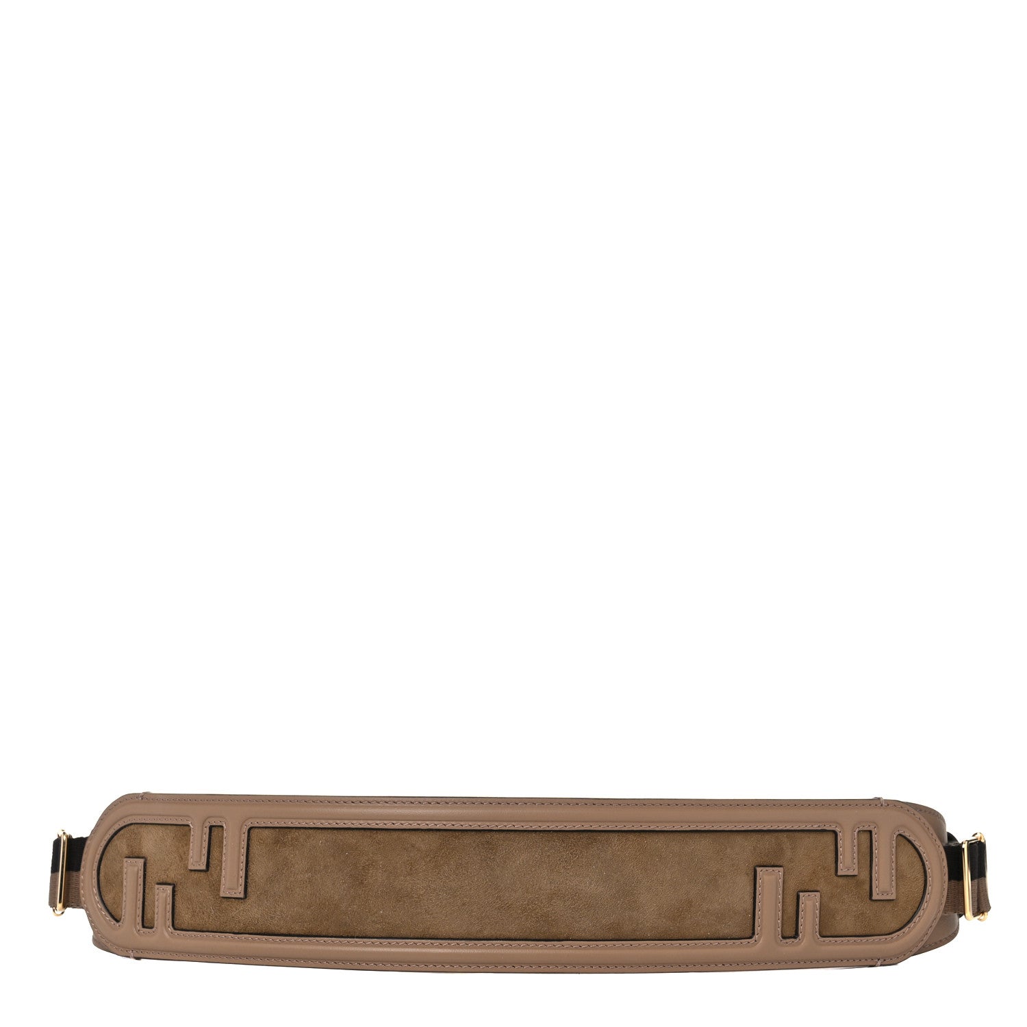Fendi Vitello Grace Suede Fendi O'Lock Strap You Sand Rovere 1 of 4