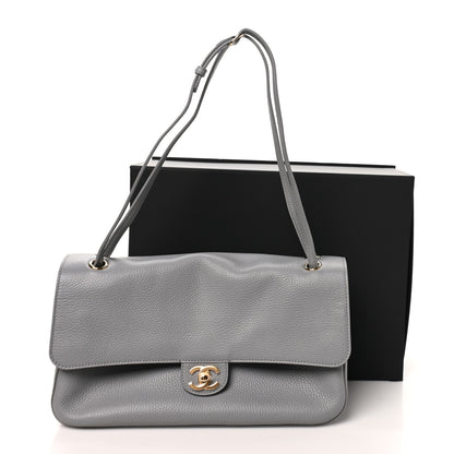 Chanel Grained Calfskin Small Souplissimo Maxi Flap Grey 10 of 10