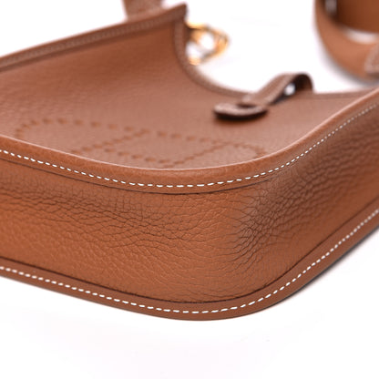 Hermes Taurillon Clemence Evelyne TPM Gold 8 of 10