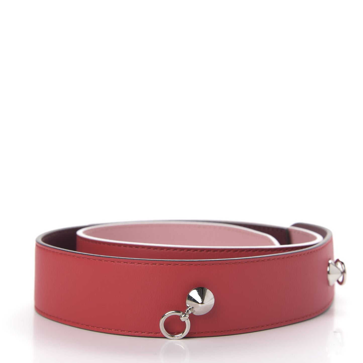 Calfskin Strap You Red Burgundy Pink