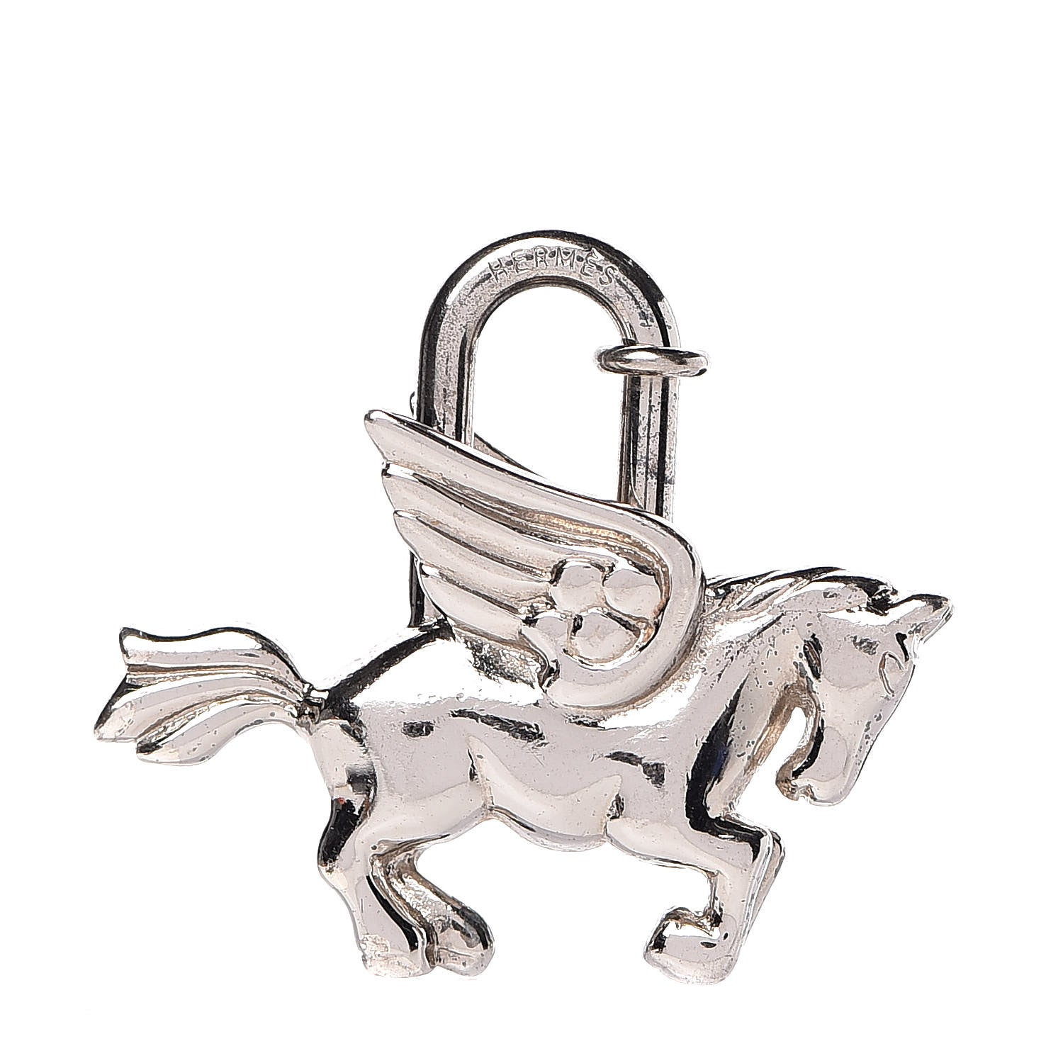 Hermes Palladium Pegasus Cadena Lock 1 of 3