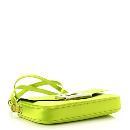Fendi Silk Satin Phone Baguette Wasabi 4 of 10