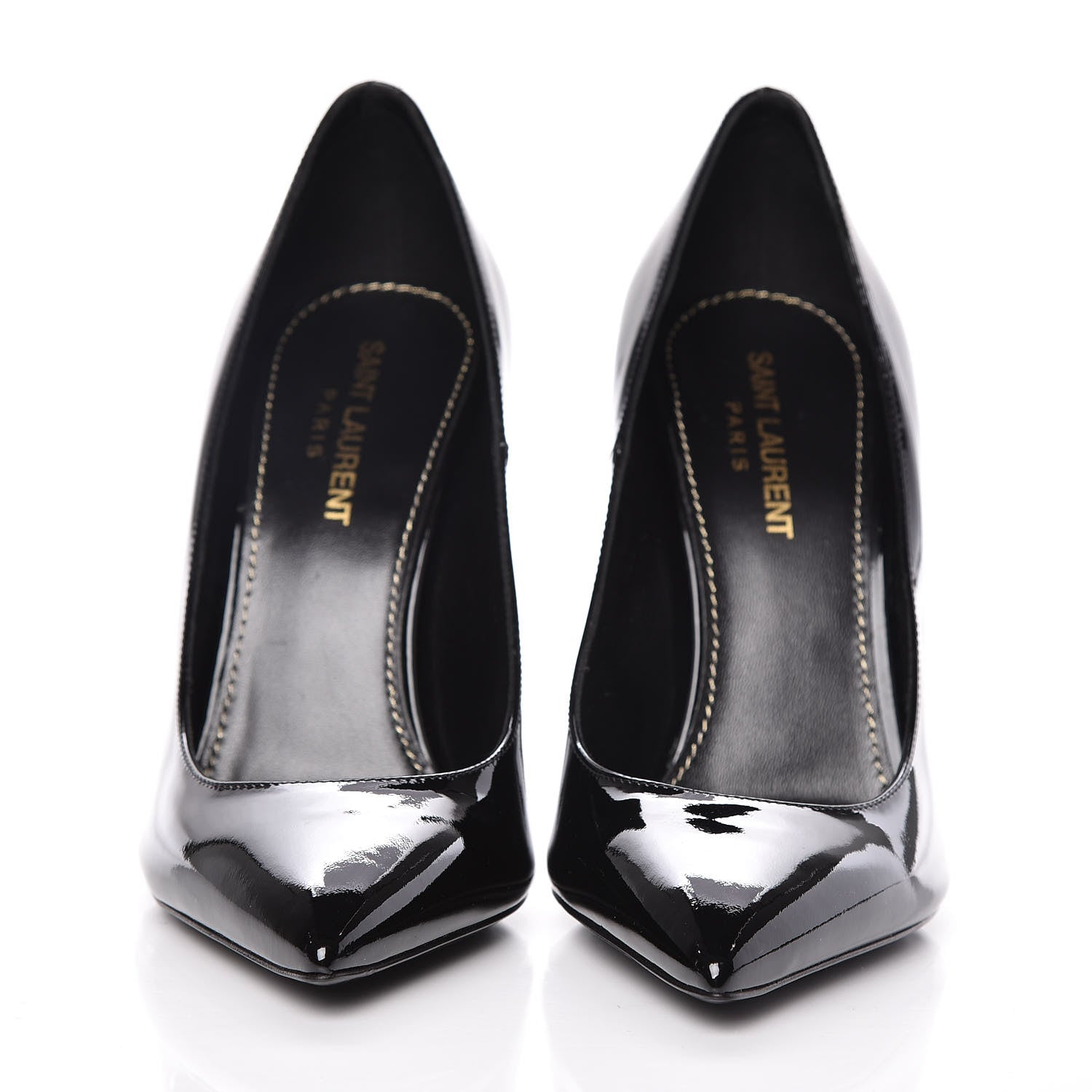 Saint Laurent Patent Opyum 110 Pumps 37 Black 2 of 8